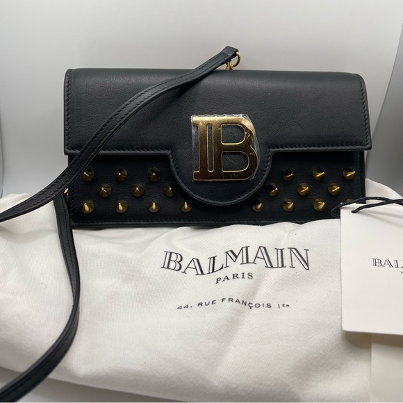 Gorg!  NEW!  Balmain B Studded Crossbody - Picture 5 of 12